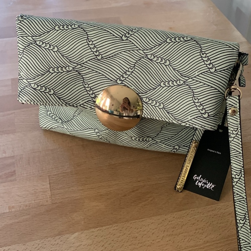 New Galeries Lafayette Clutch Tag On